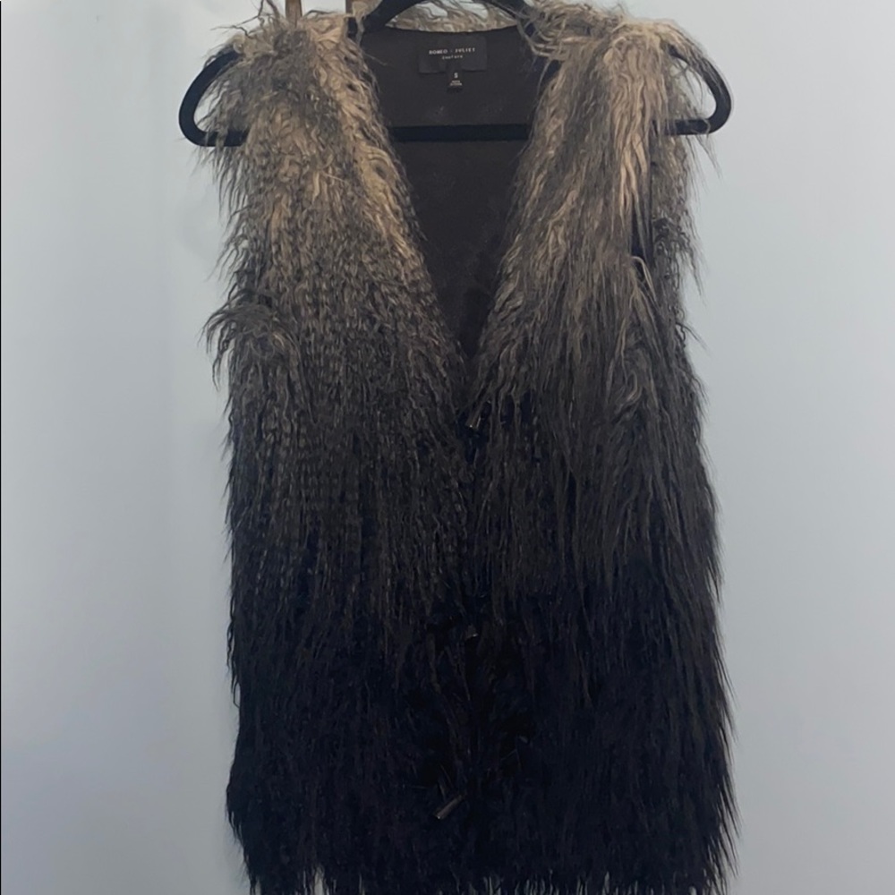 Ombré Fur Vest